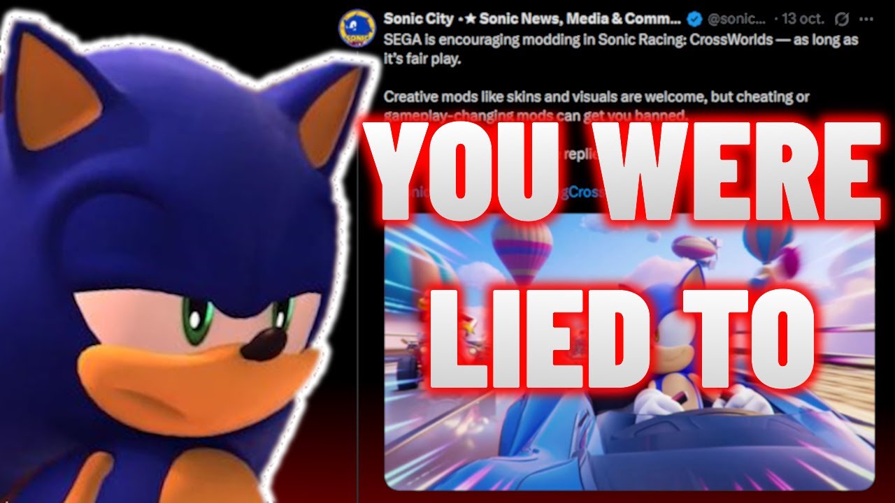 SEGA должна СРОЧНО прояснить свою позицию по модам Crossworlds