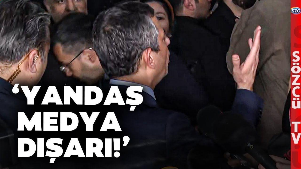 Özgür Özel Saraçhane'de Oy Kullandı Tansiyon Yükseldi! 'YANDAŞ MEDYA DIŞARI!'