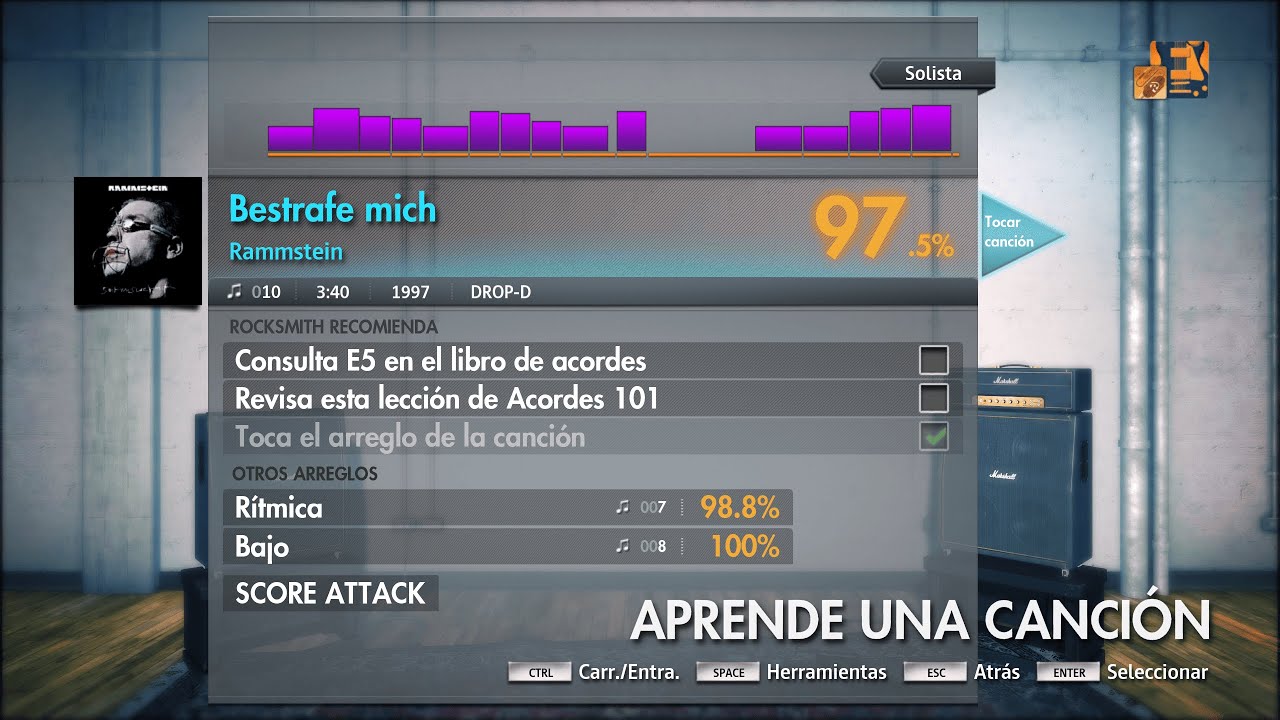 Rocksmith 2014 | Rammstein - Bestrafe mich | Lead Guitar