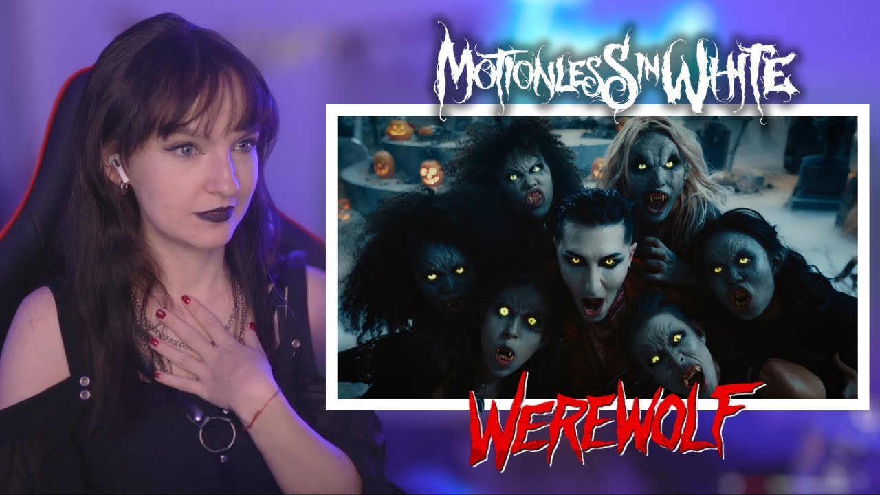 Motionless In White — Werewolf [Официальное видео] | Первая реакция