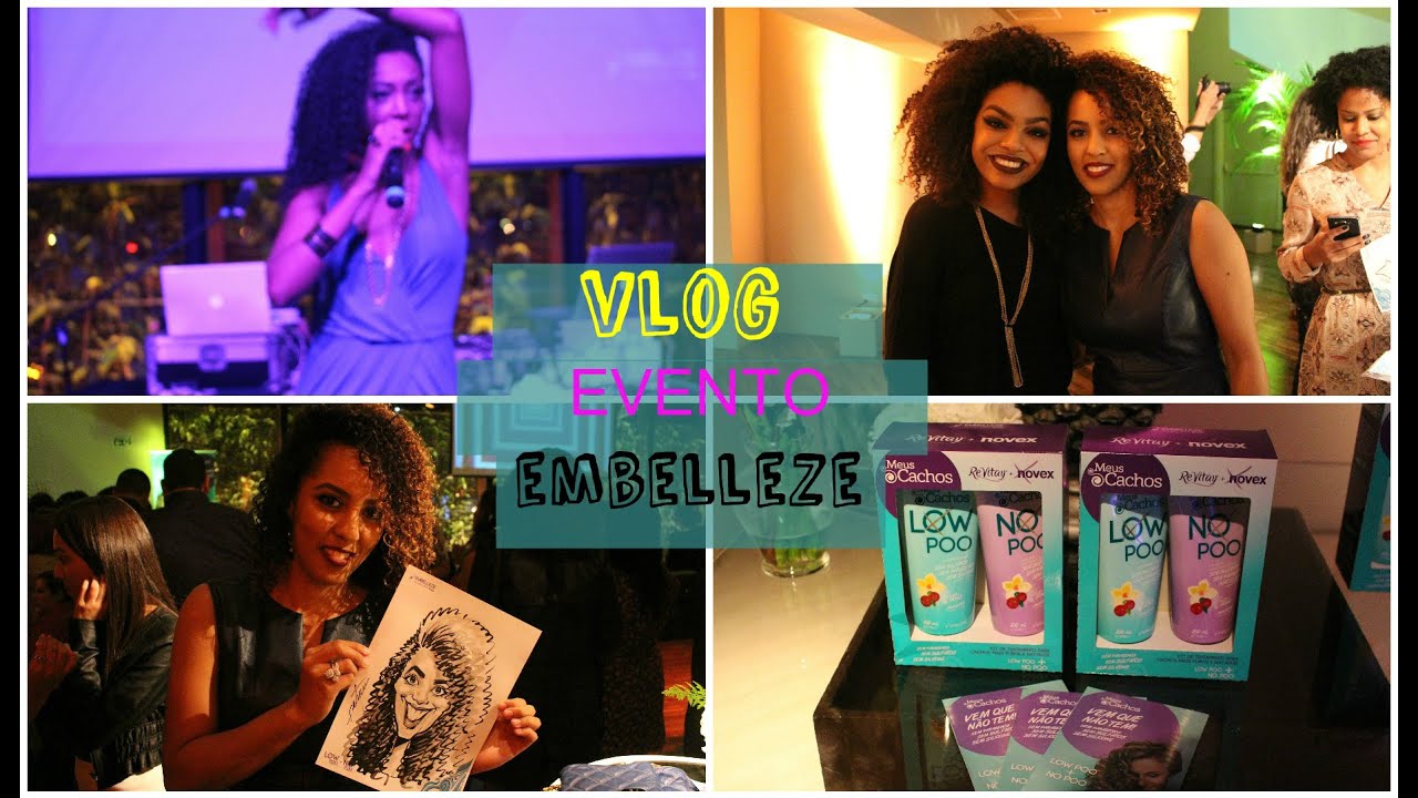 Vlog: Festa de Lançamento Embelleze - Com as Cacheadas- NegraLi e Edu Guedes