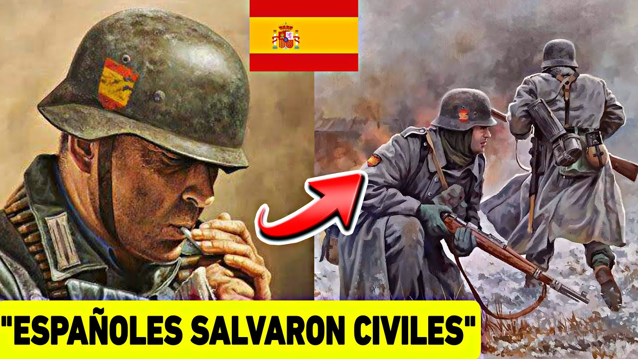 Cómo SOLDADOS ESPAÑOLES defendieron a CIVILES RUSOS de los NAZIS en el FRENTE RUSO