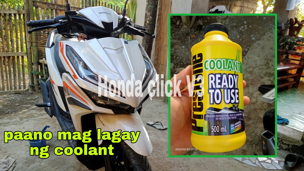 PAANO MAG DAG² NG COOLANT SA ATING HONDA CLICK V3 | HOW TO ADD COOLANT