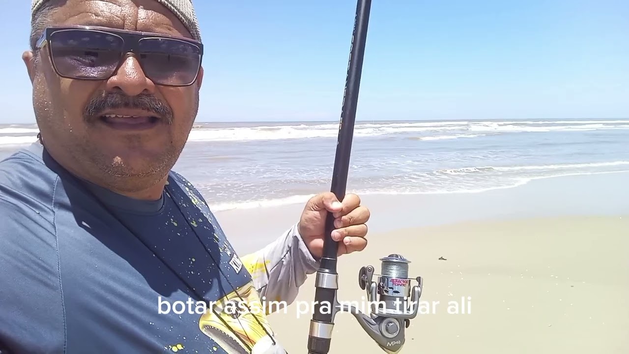 # Pescaria de #praia #papa-terra #fish cheia de surpresa e emoção