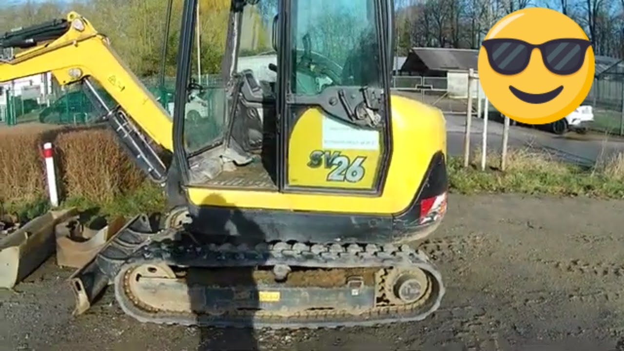 Minibagger Yanmar SV26-Parkplatz nacharbeiten in Bad Segeberg