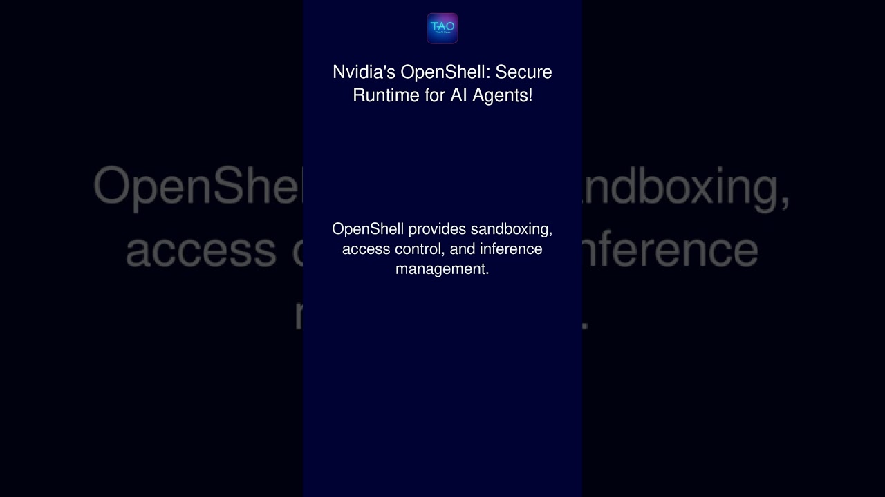 Nvidia's OpenShell: Secure Runtime for AI Agents!