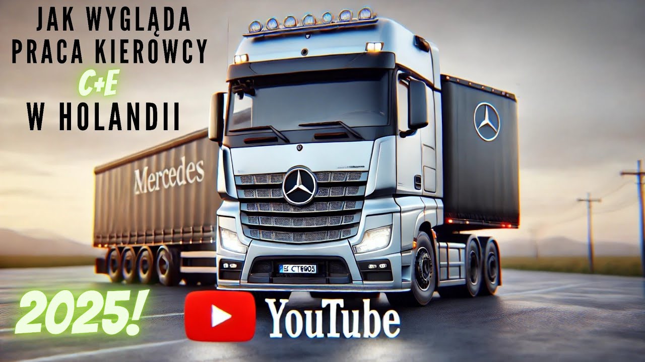 Tak właśnie wygląda praca kierowcy TIRA w Holandii.