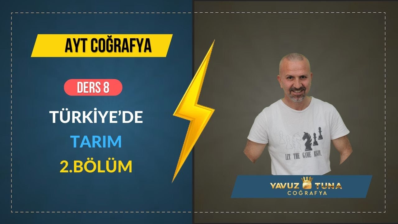 DERS 8 TÜRKİYE'DE TARIM - 2.Bölüm   #ayt #aytcoğrafya #ayt2026