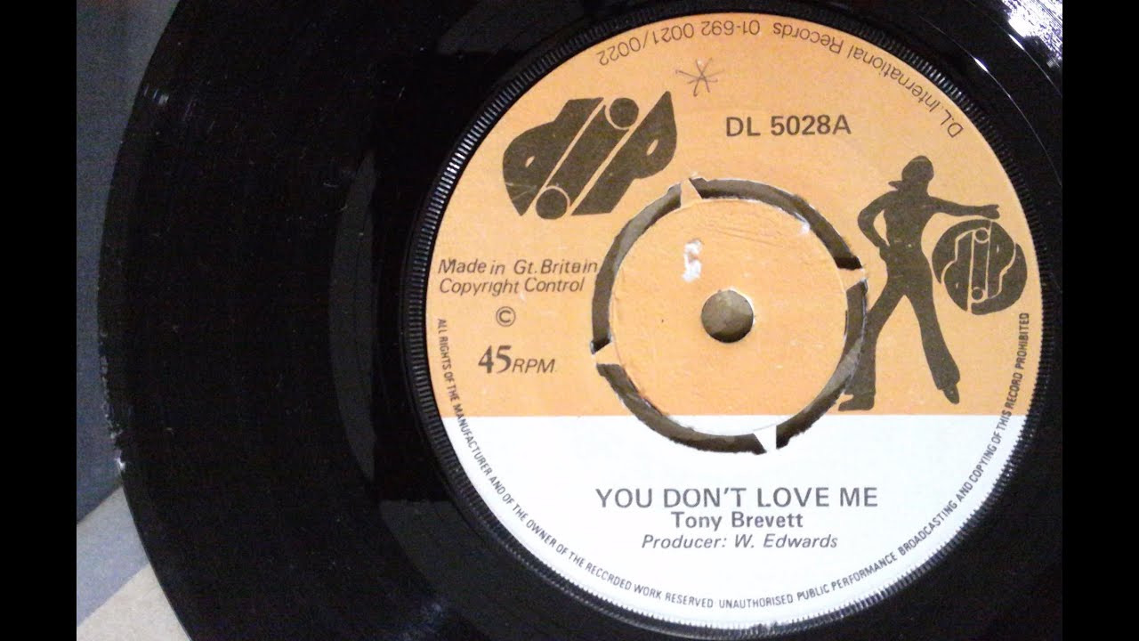Tony Brevett - You Don't Love Me (DIP) UK 1975