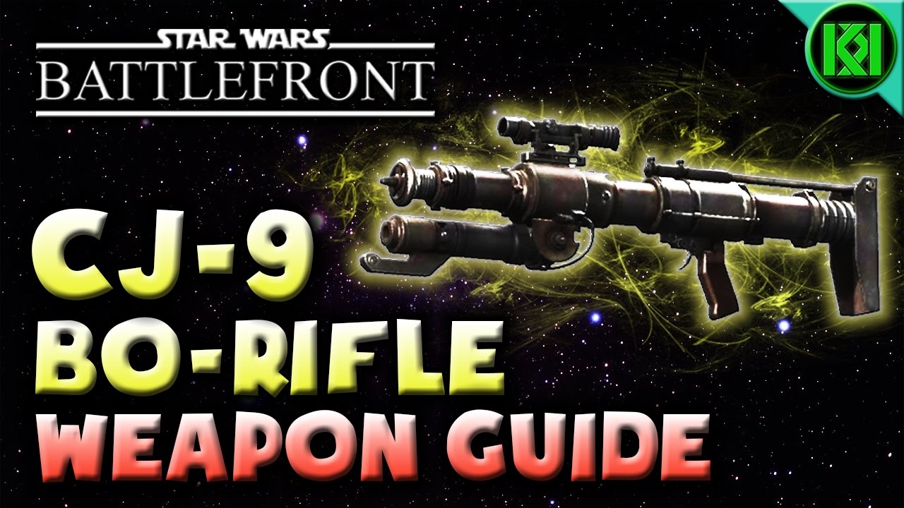 Star Wars Battlefront: CJ-9 Bo-Rifle (Gameplay) Weapon Guide | Free Multiplayer Weapon Unlock (SWBF)