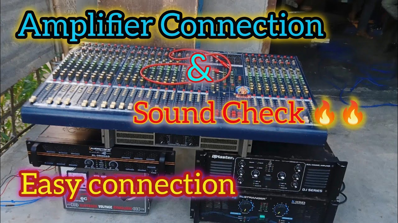 4 Top 4 Low //  Amplifier Connection & Sound Check 🔥