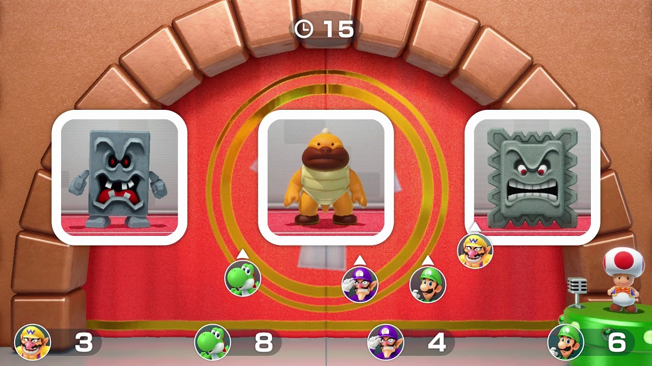 Super Mario Party minigame: Rattle and Hmmm 60fps