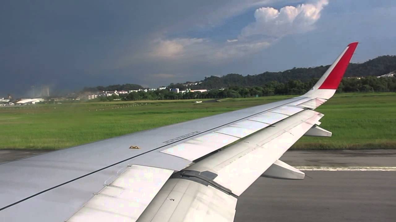 Taking off into the storm - AirAsia 5436 from Penang (2014)