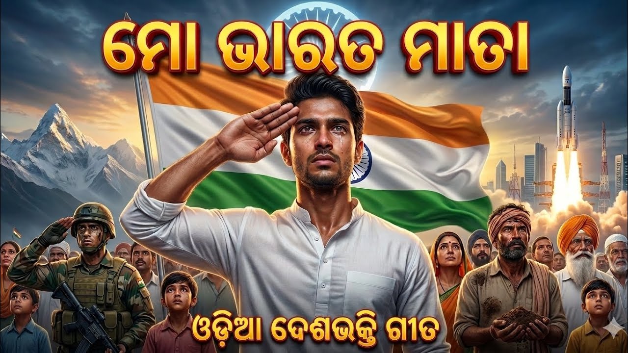 Mo Bharata Mata | Epic Odia Patriotic Song (Cinematic Video) | Odia Ai Odia