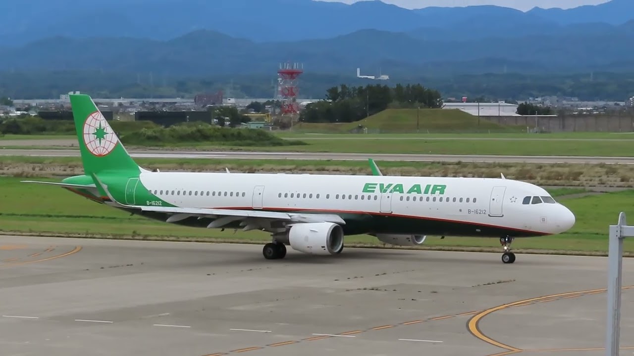 エバー航空 A321 離陸