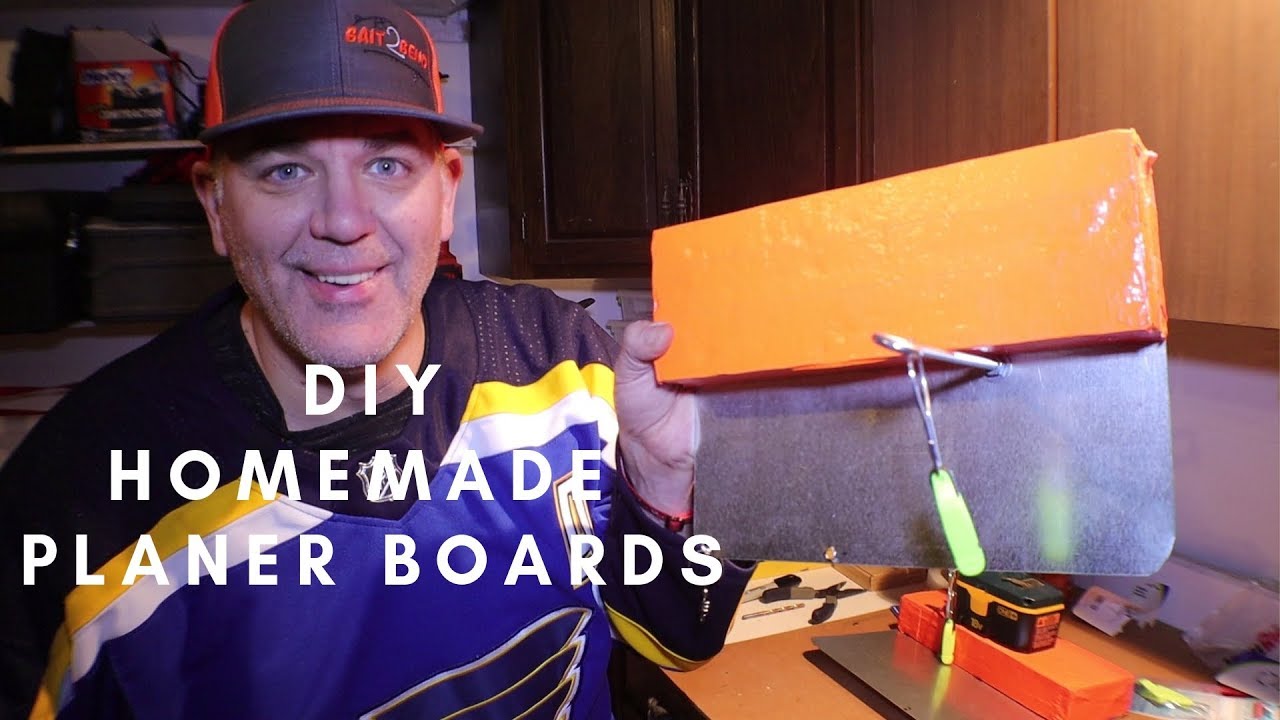 CHEAP DIY HOMEMADE PLANER BOARDS - MAKE YOUR OWN -  BAIT2BEND VERSION
