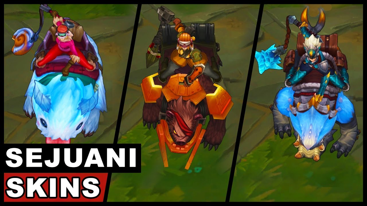 All Sejuani Skins Spotlight (League of Legends)