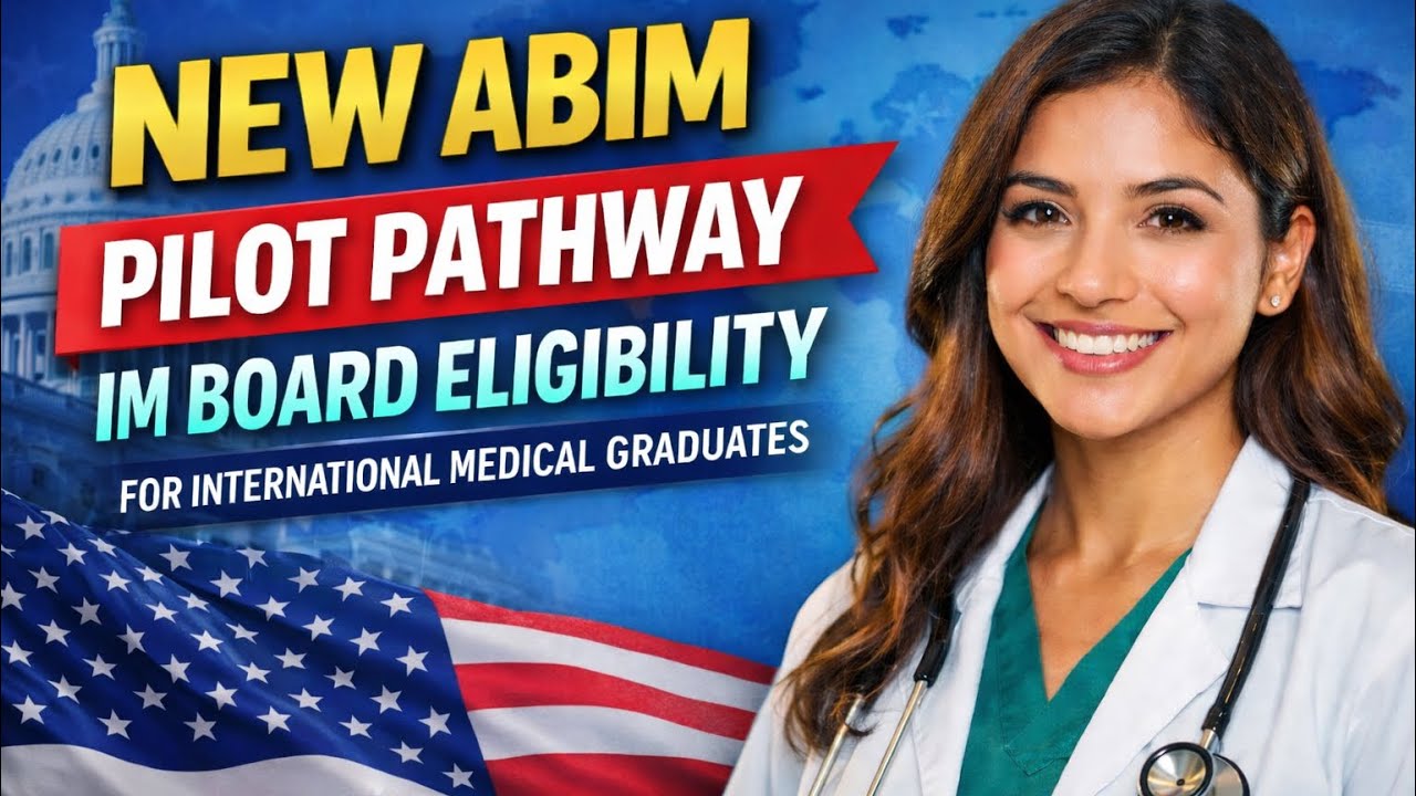 BIG NEWS for IMGs: New ABIM Pathway to Internal Medicine Boards 🇺🇸 