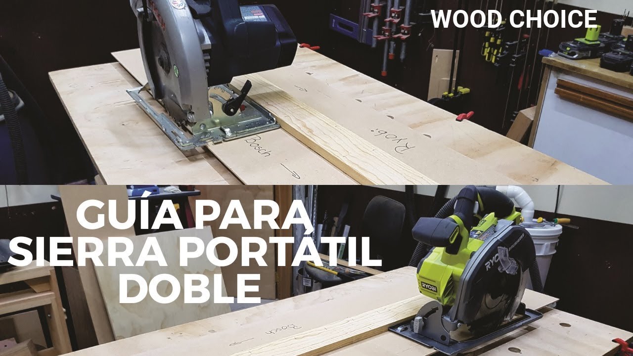 Guía Para Sierra Portátil Doble