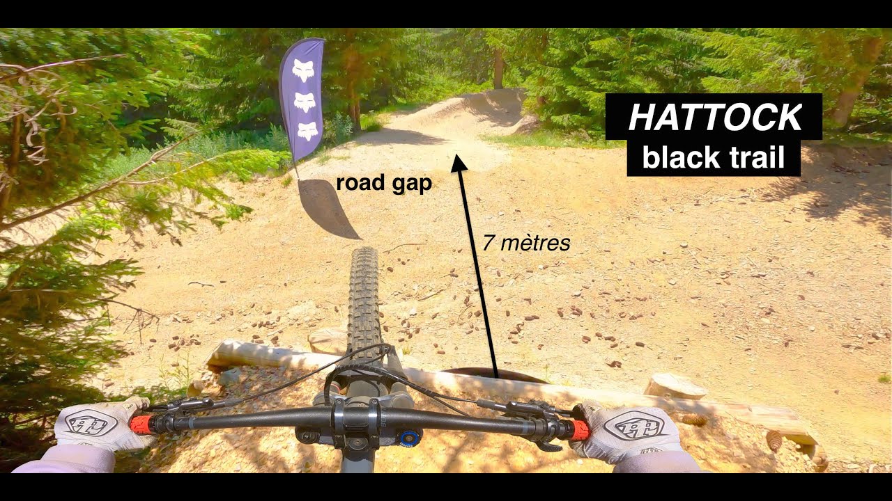 HATTOCK pov , black trail , super Morzine bike park , 2022