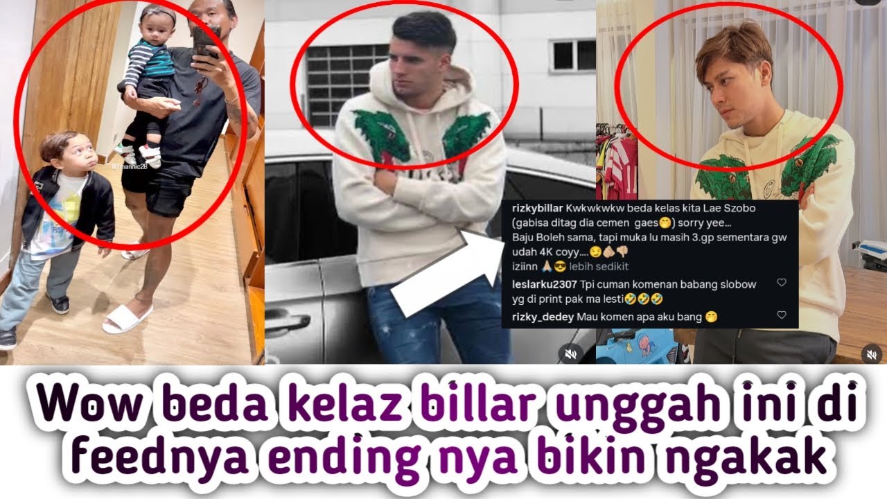 BEDA KELAZ,, RIZKY BILLAR UNGGAH INI DI FEEDNYA ENDING NYA BIKIN NGAKAK