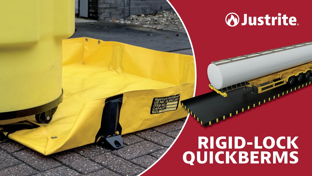 Rigid-Lock QuickBerms: An Effective and Portable Spill Containment Solution