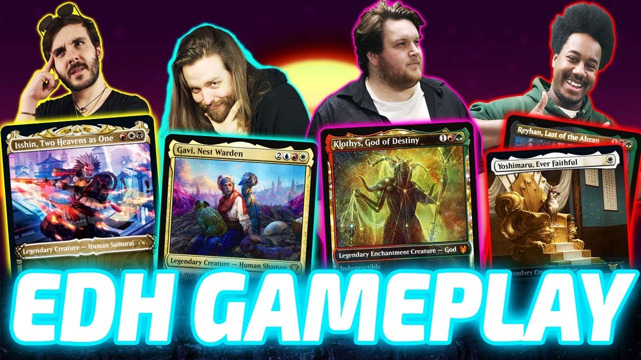 Isshin vs Gavi vs Klothys vs Reyhan & Yoshimaru  [EDH/Commander, MTG Gameplay 2022]