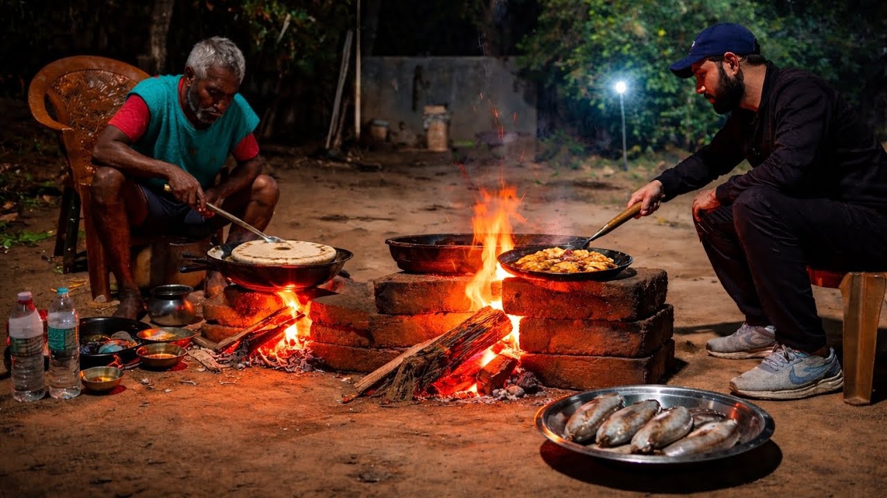 नदी की ताजी मछली लकड़ी की आग  जबरदस्त स्वाद Fresh river fish cooked over fire @Gmonwheels65 fish