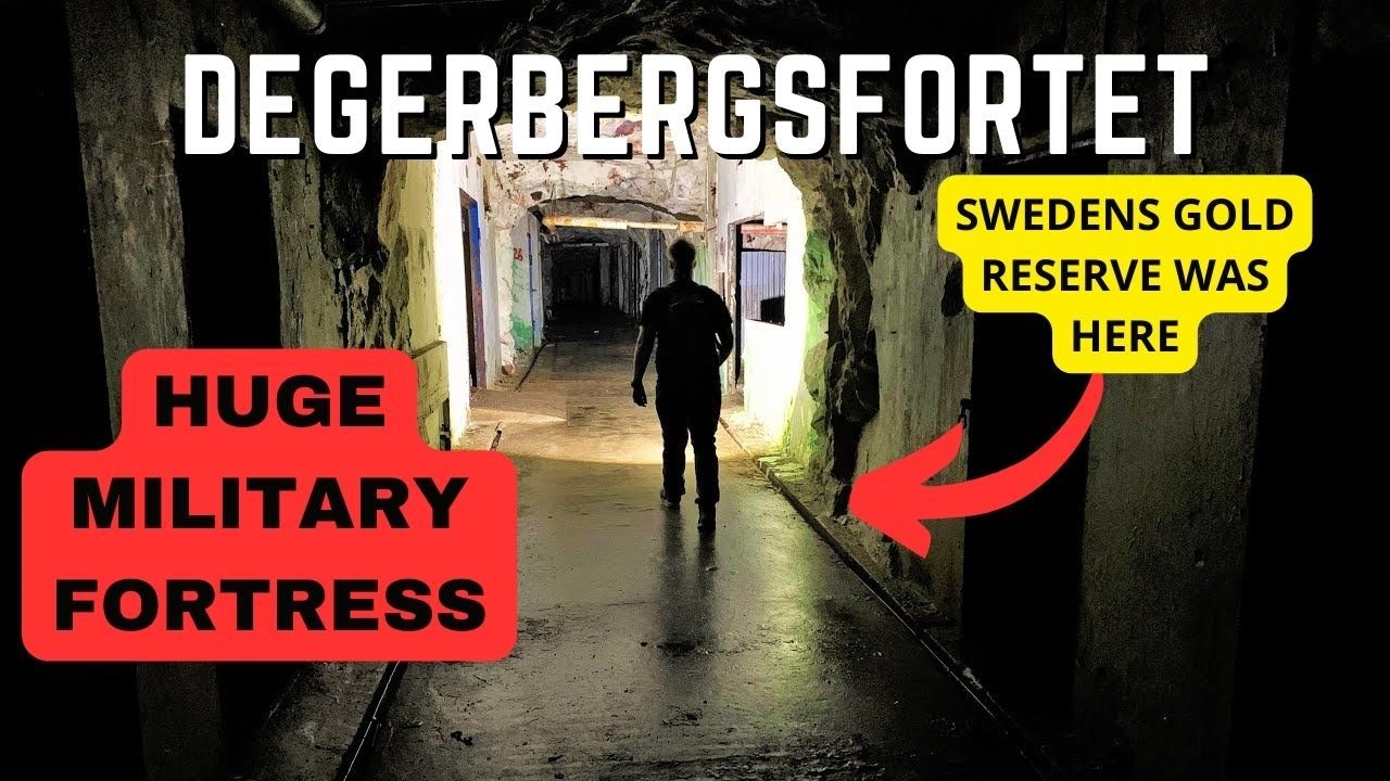 Exploring Degerbergsfortet Abandoned Fortress - SWEDENS GOLDRESERVE WAS HERE - Bodens Fästning