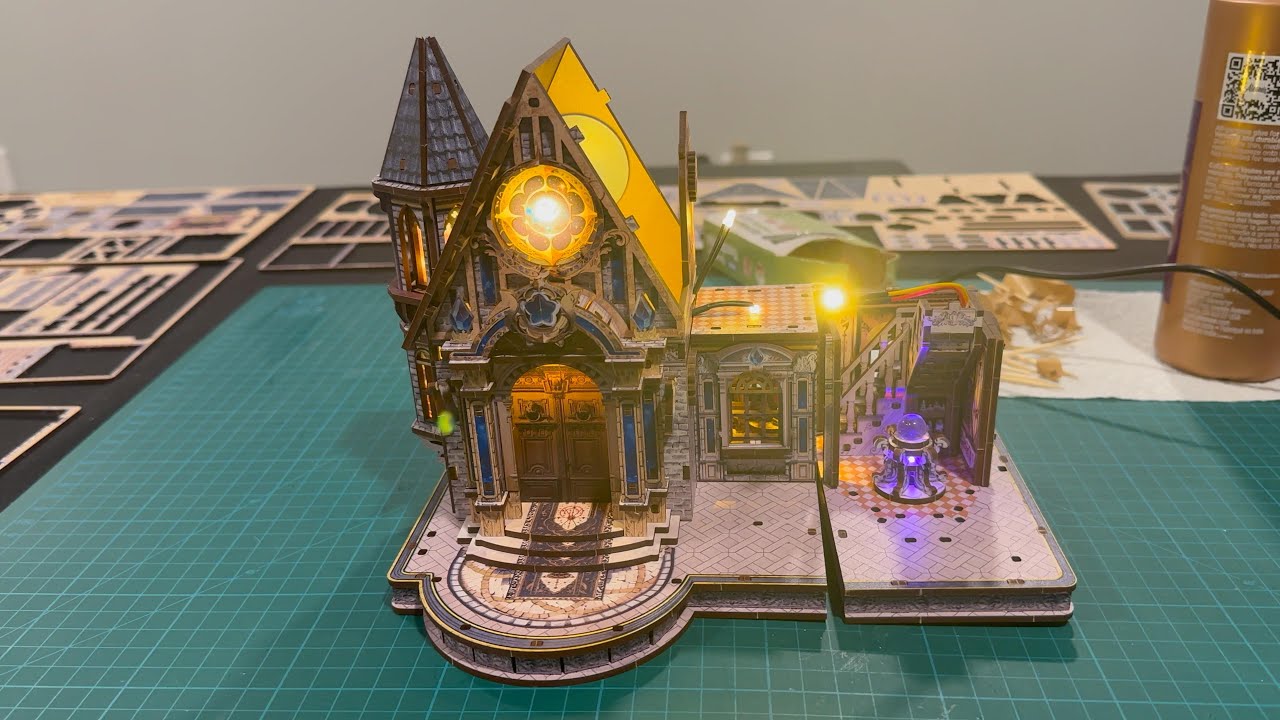 Ugeargeek Arcanix Tome Academy, часть 2 #ugeargeek #miniaturehouse #booknook