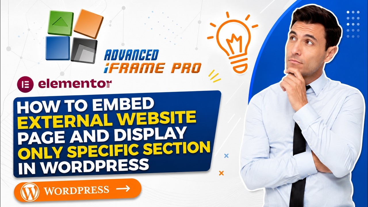 How to Embed external website page and display only Specific Section in WordPress