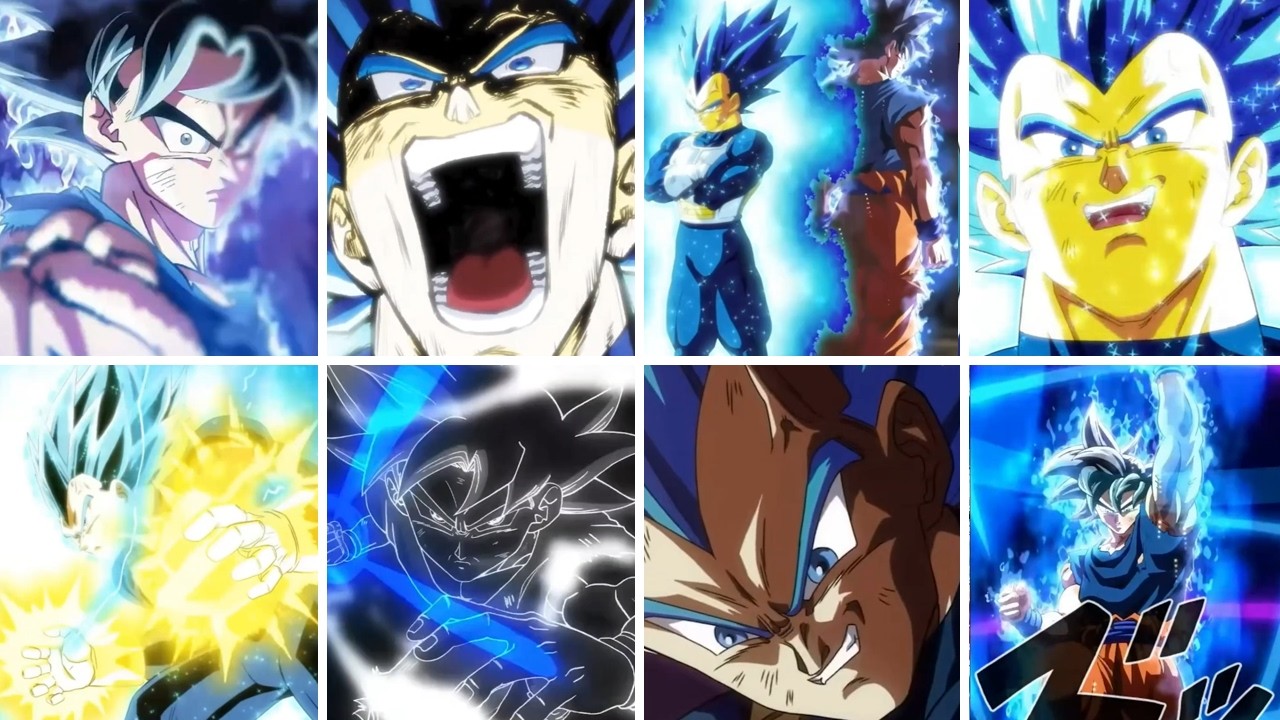 ALL ANIMATIONS! 11TH ANNIVERSARY TAG UI GOKU + EVOLUTION BLUE VEGETA!! (DBZ: Dokkan Battle)