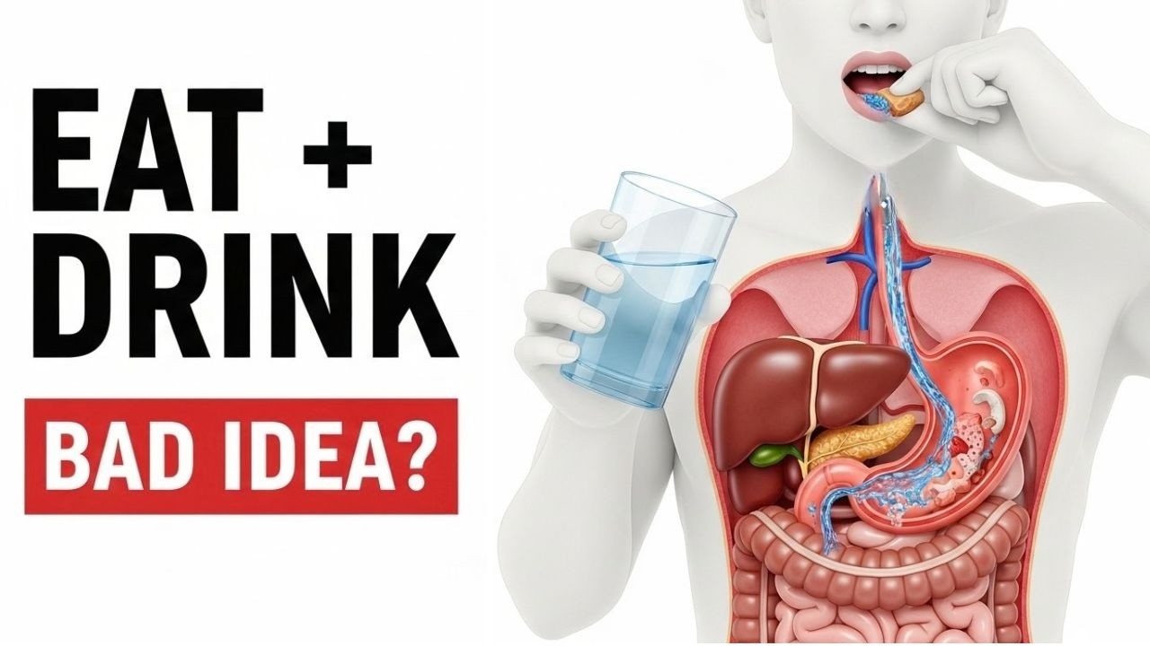 What Really Happens When You Eat and Drink Together?