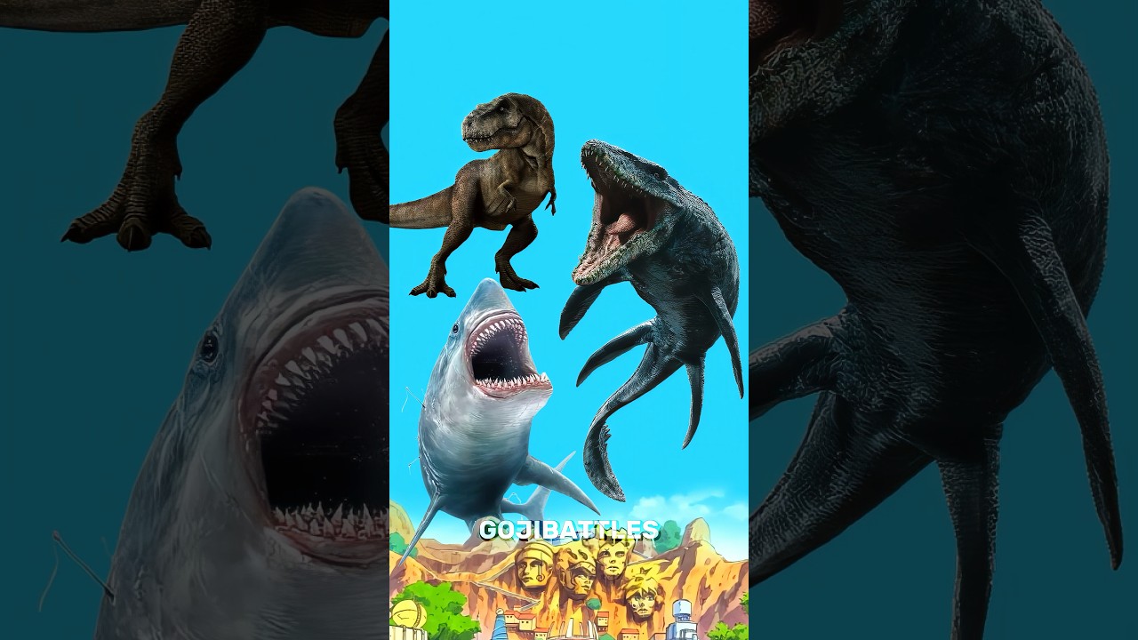 The Megladon & Trex vs All dinosaurs