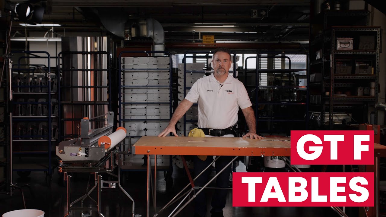 tapo-fix CB X series Pasting Machines: GT F Tables