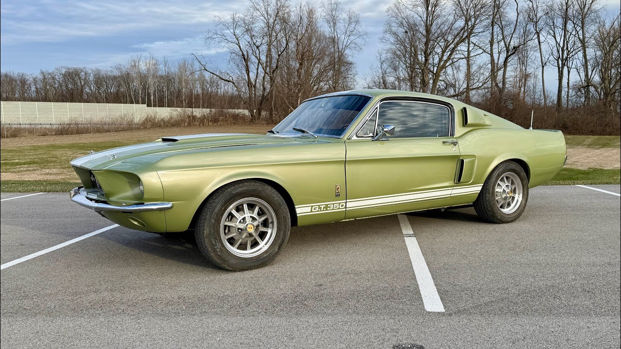 1967 Shelby GT350 - Paxton Supercharged - 4 Speed - Lime Gold