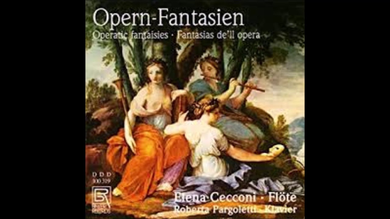 Julius Benedict 1804 1885  Flute a  Piano Duo Brilliant sur les soirees musicales de Rossini