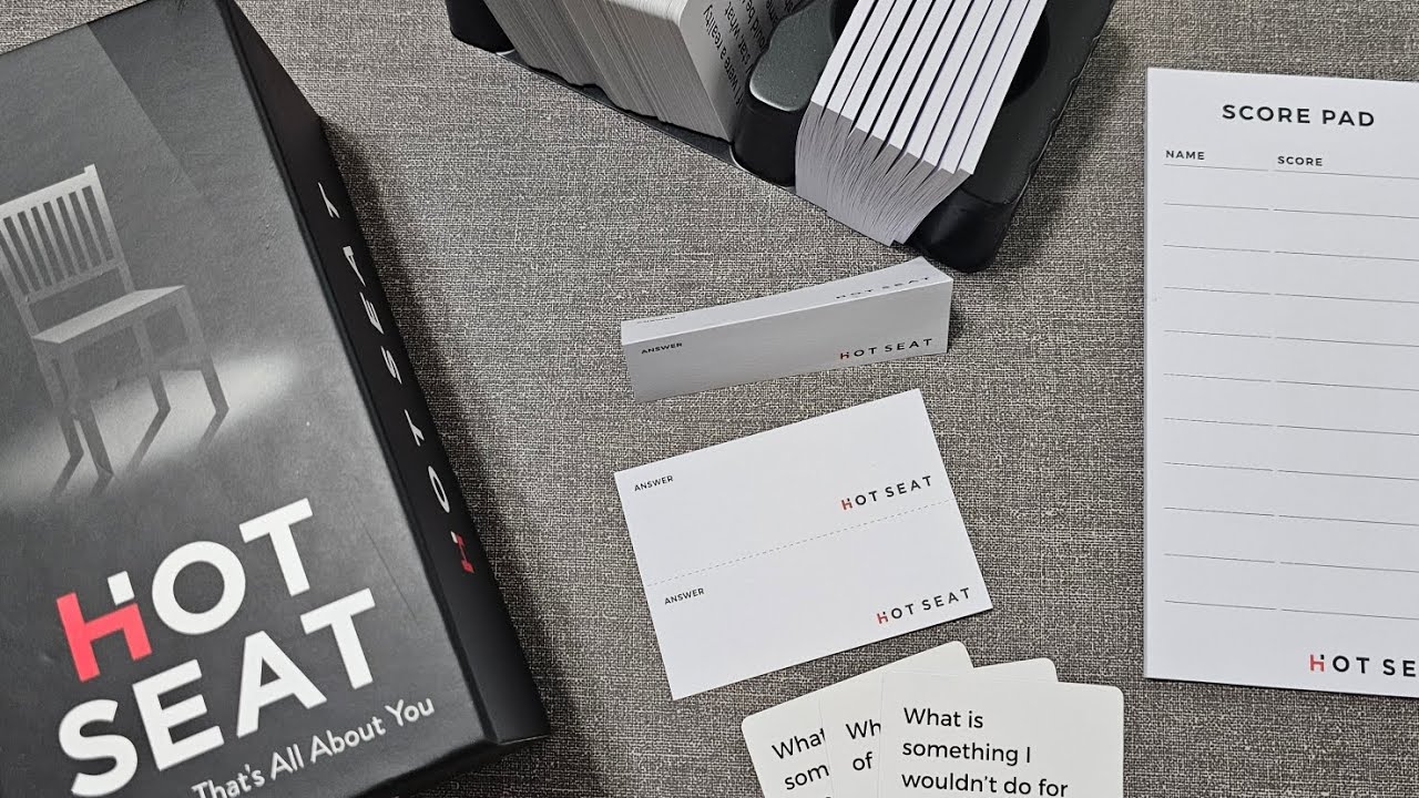 Funniest Family Game Night EVER 😂🔥 | HOT SEAT Party Game + Expansion Review