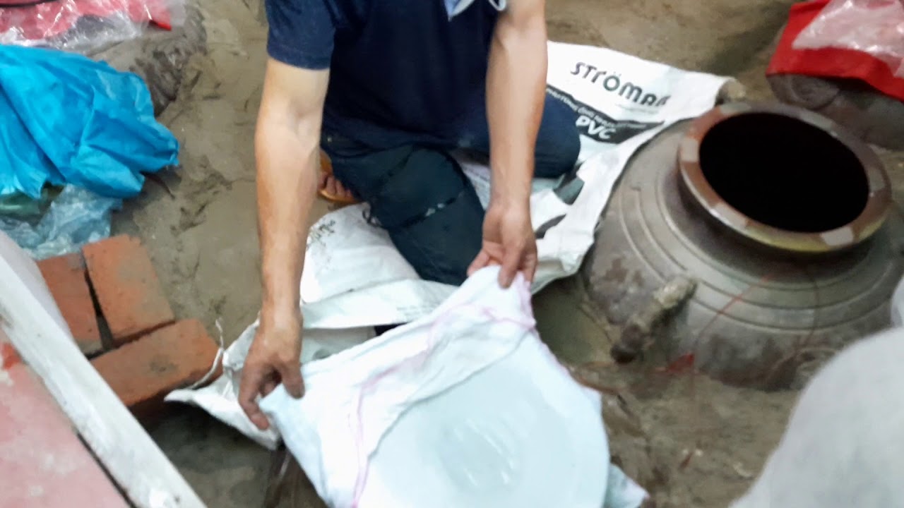 Cách ngâm rượu ủ chum siêu to đặc biệt