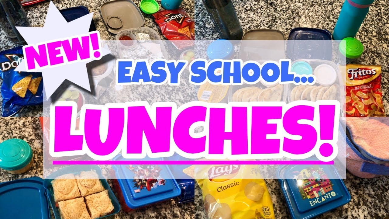 🍎*NEW* EASY SCHOOL LUNCH IDEAS FOR KIDS 2023// What I pack my kids for lunch!
