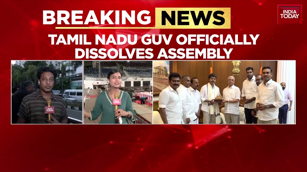 TN Governor Dissolves DMK Govt As TVK Halts At 112 Seats; Swearing-In Delayed Over Majority Mark