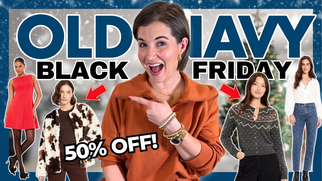 OLD NAVY BLACK FRIDAY DEALS! 50% Off Try On Haul!