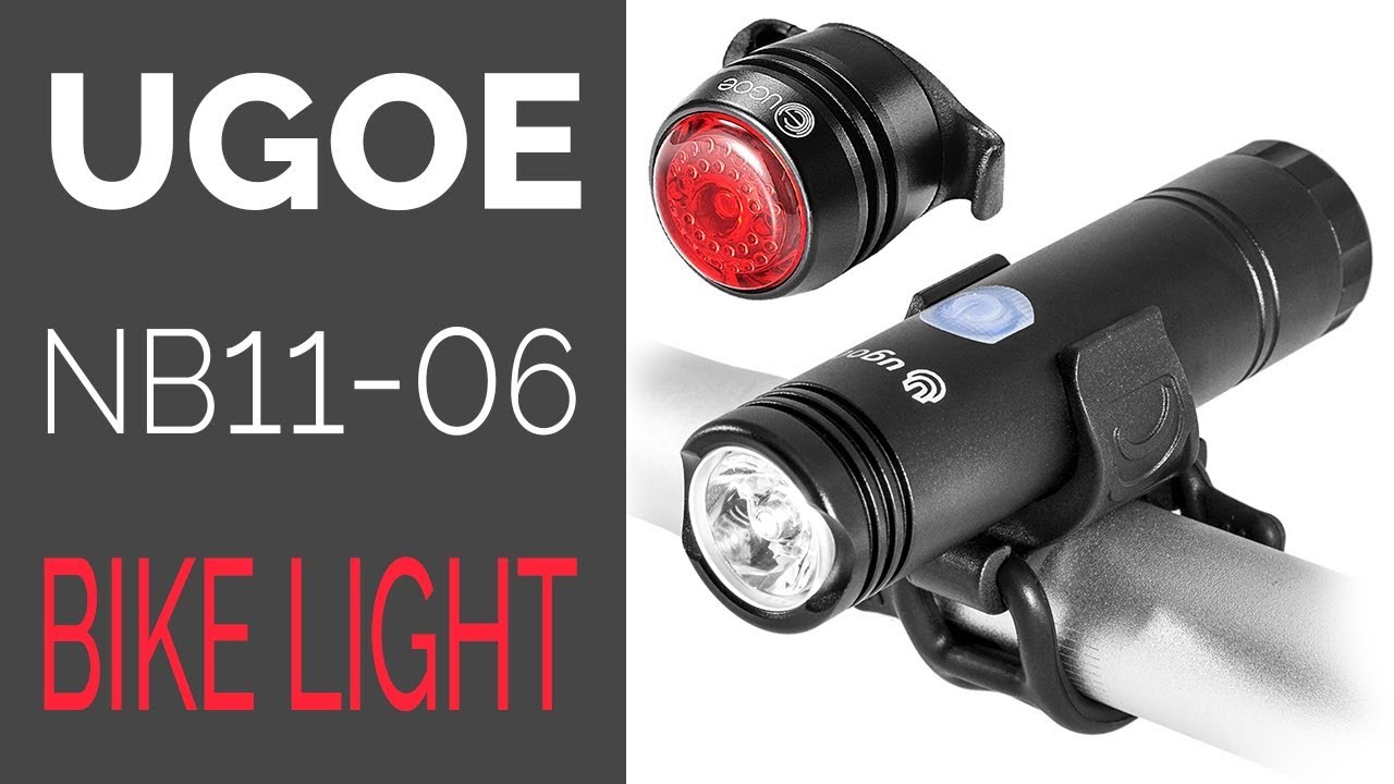 UGOE NB11-06 Bike Light Reviews Daylight Test and Night Time Test