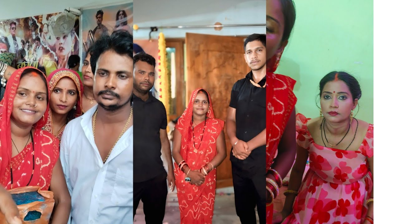 आज h लोग पहुंचे गोरखपुरिया भौजी के #उनके बेटे के बरही #वायरल #videos 