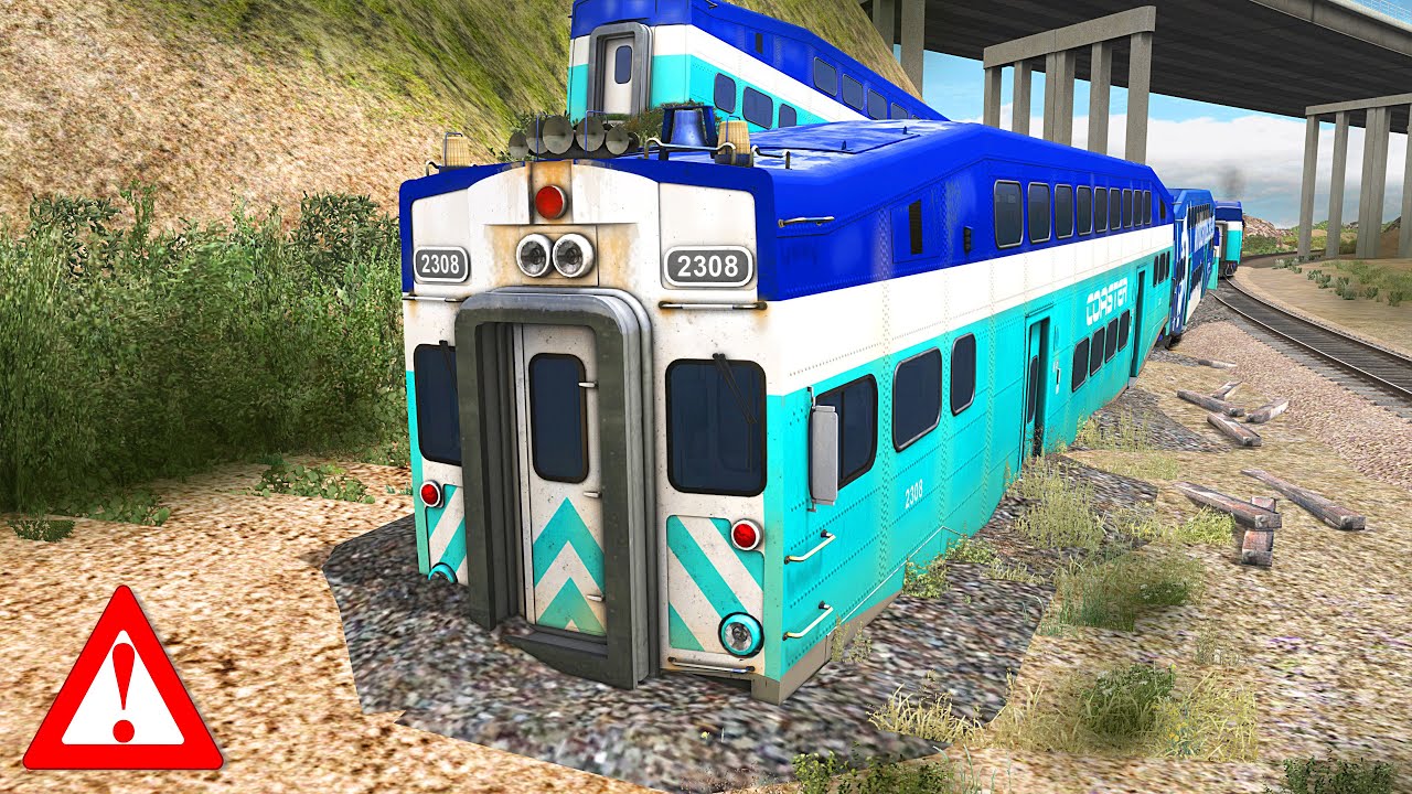 Coaster Train Derailment! ⚠