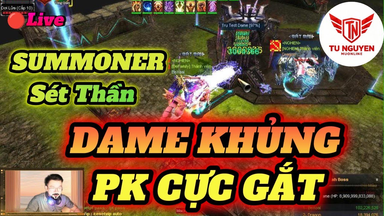 🔴MU Online PC: Trải Nghiệm Summoner Sét Thần Quét Sạch Server Anh Hùng | Tú Nguyễn NNT