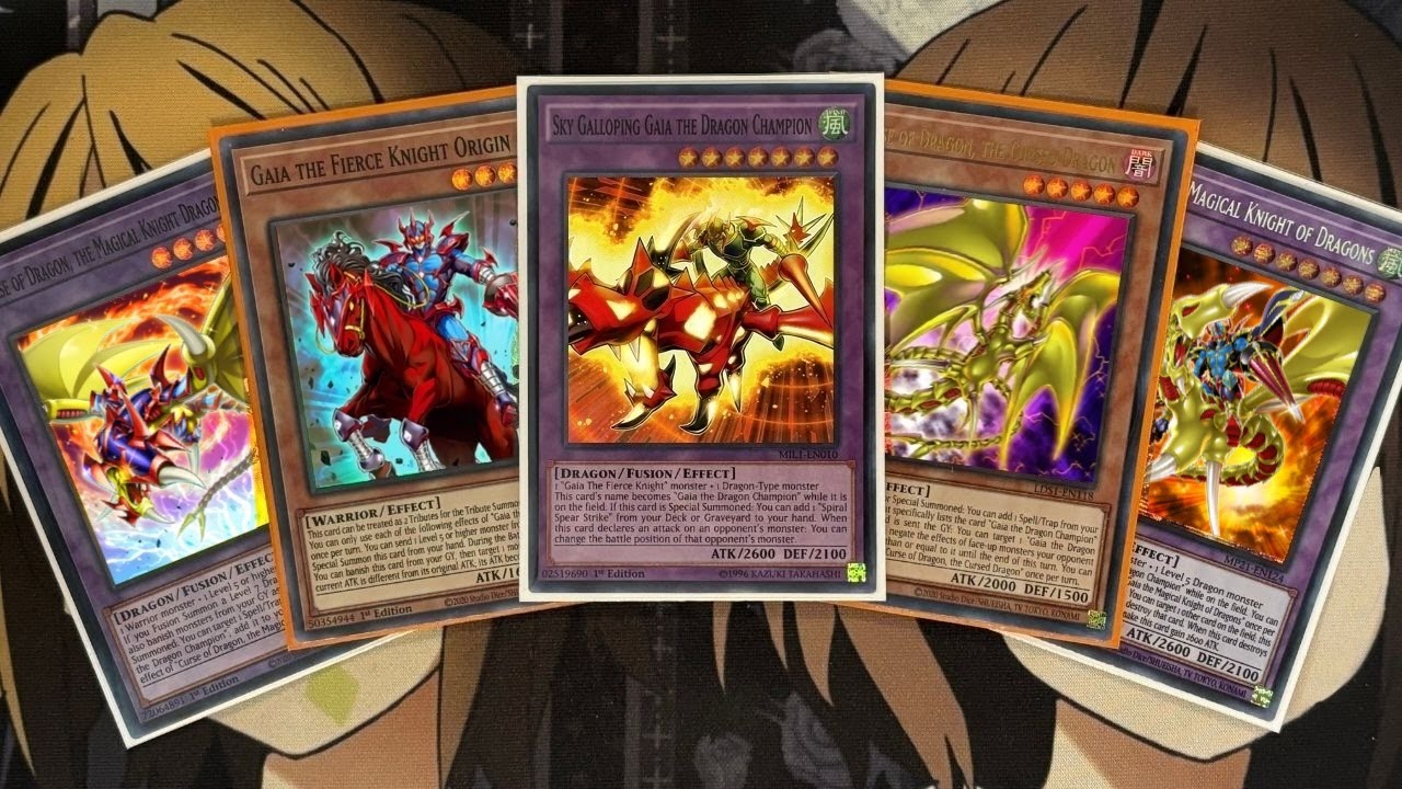 My Gaia the Dragon Champion Yugioh Deck Profile for September 2024