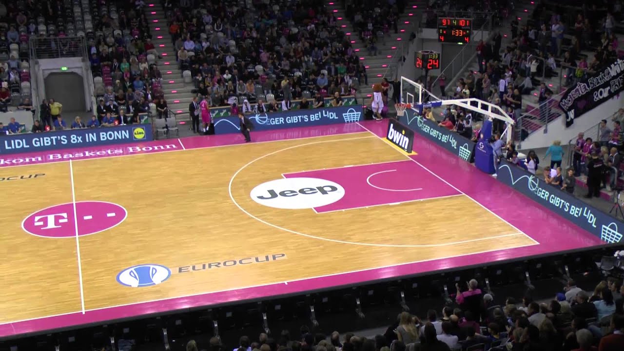 Eurocup Telekom Baskets Bonn gegen Saragossa - die letzten 3 Minuten