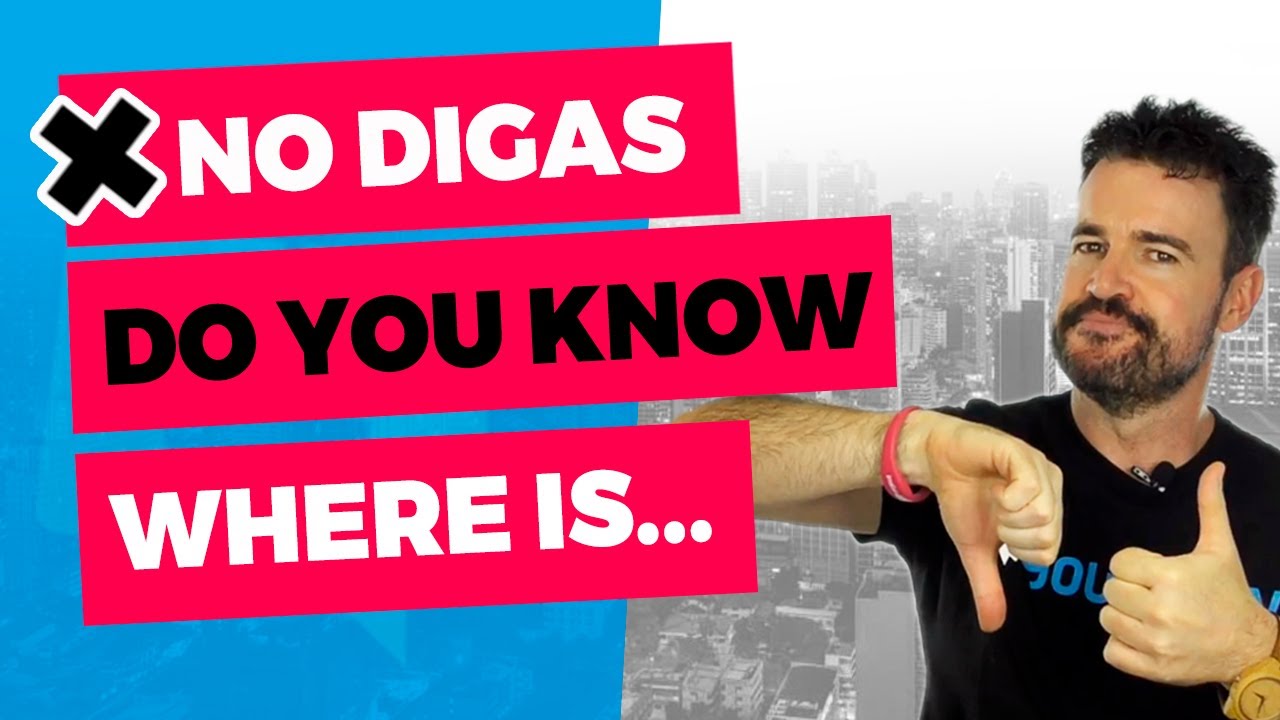 ❌ No digas Do you know where IS...en inglés / STOP SAYING Do you know Where IS...