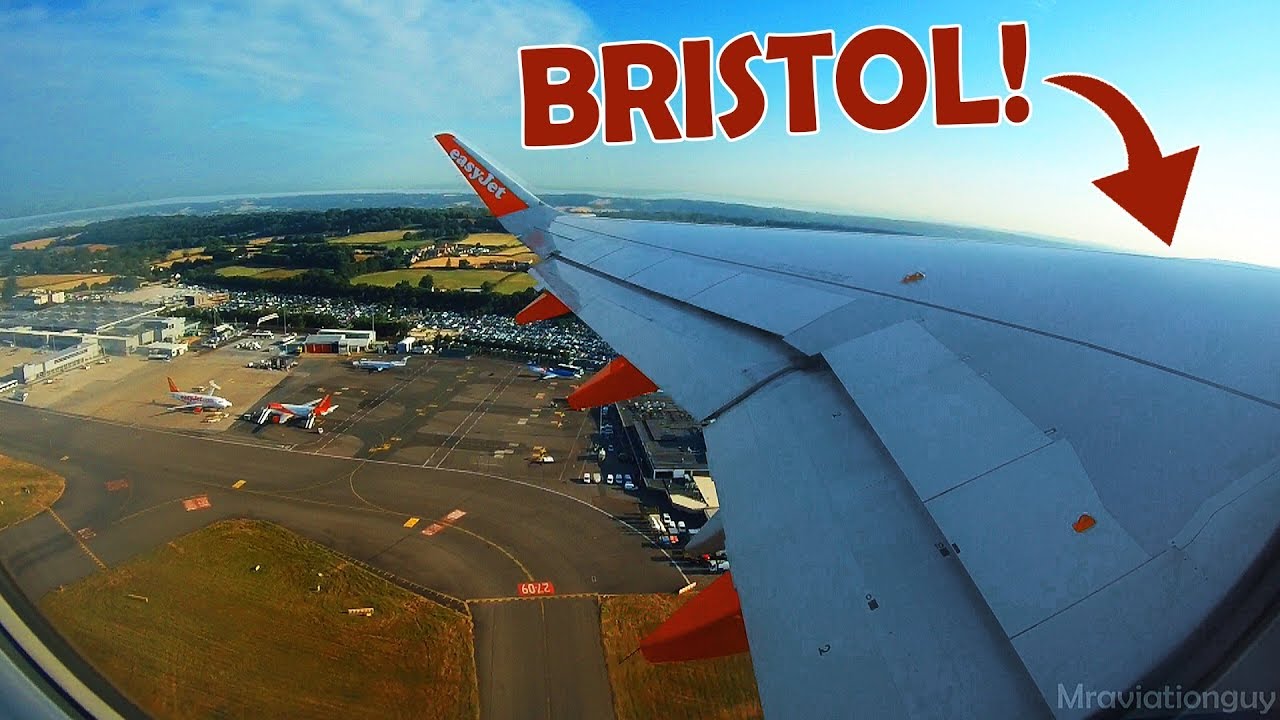 STUNNING VIEWS! Easyjet Airbus A320-214 Beautiful Morning Takeoff from Bristol Airport (BRS/EGGD)